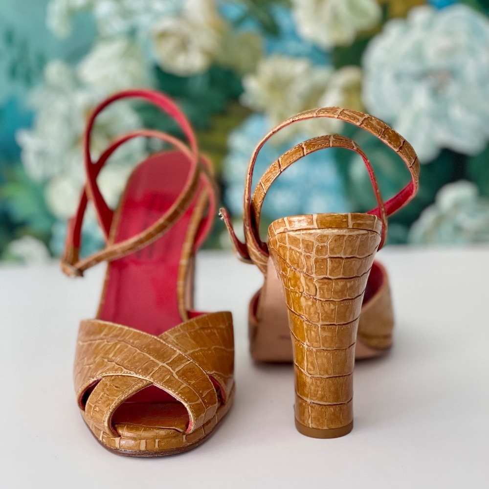 Beverly Feldman Love & Desire Ankle Strap Size 9 Shoes